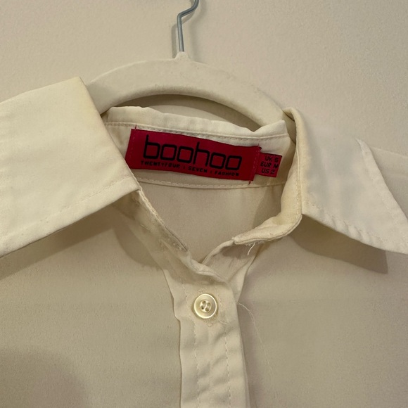 Chic Sheer Fringe Blouse - Picture 9 of 11